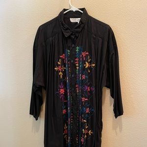 Beautiful black dress with detail size 1X